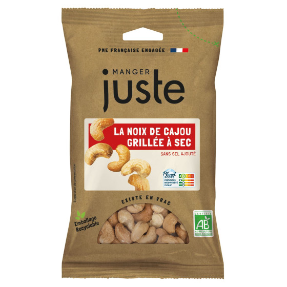 NOIX DE CAJOU GRILLEES A SEC BIO