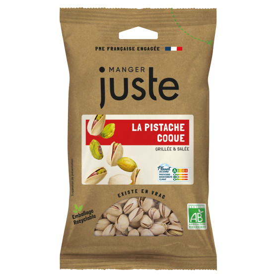 PISTACHES GRILLEES SALEES BIO