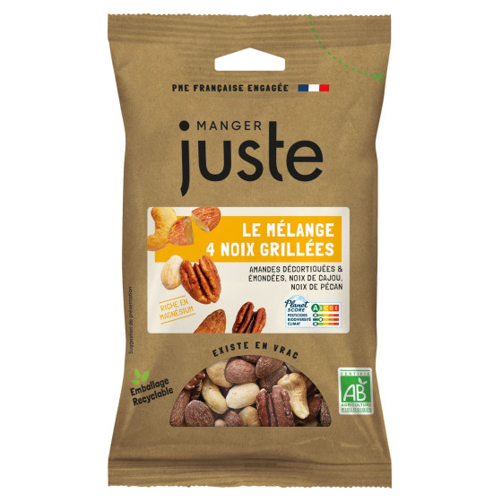 MELANGE 4 NOIX GRILLEES BIO