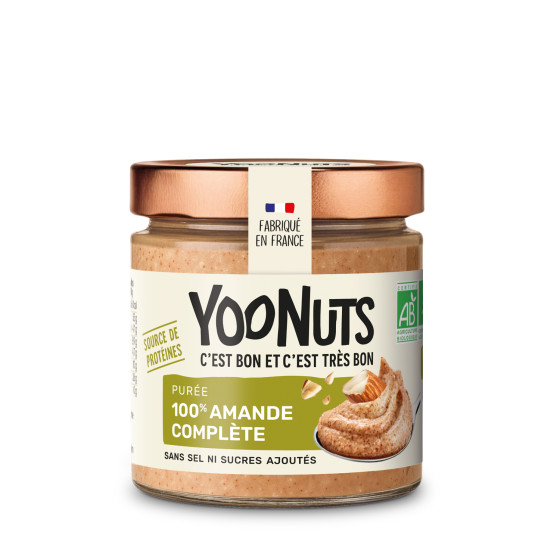PUREE D'AMANDE COMPLETE 100% 200G BIO